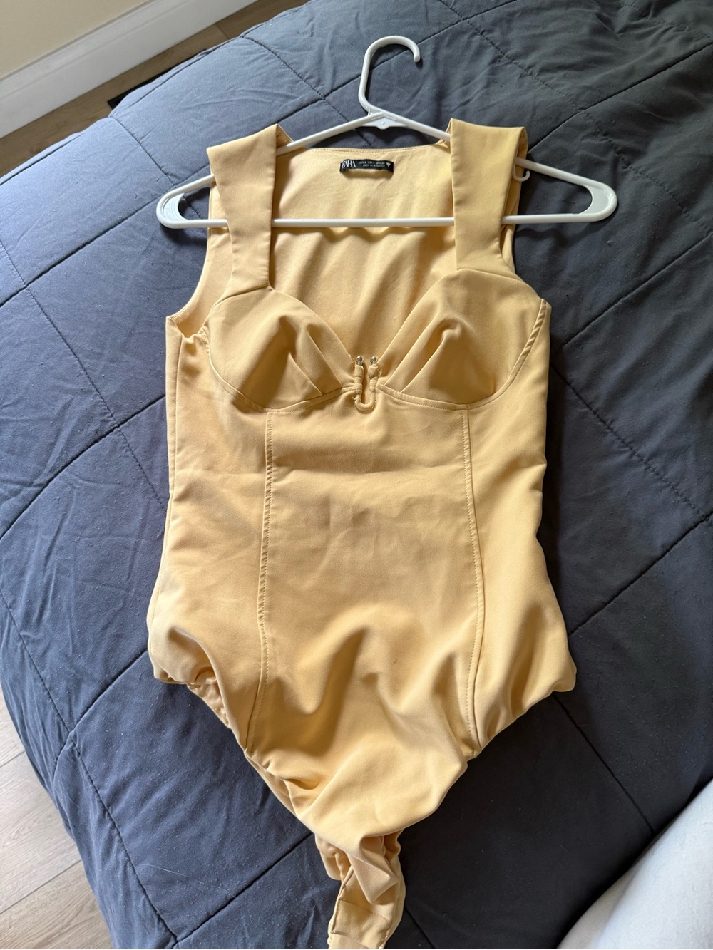 Zara bananna Yellow Bodysuit